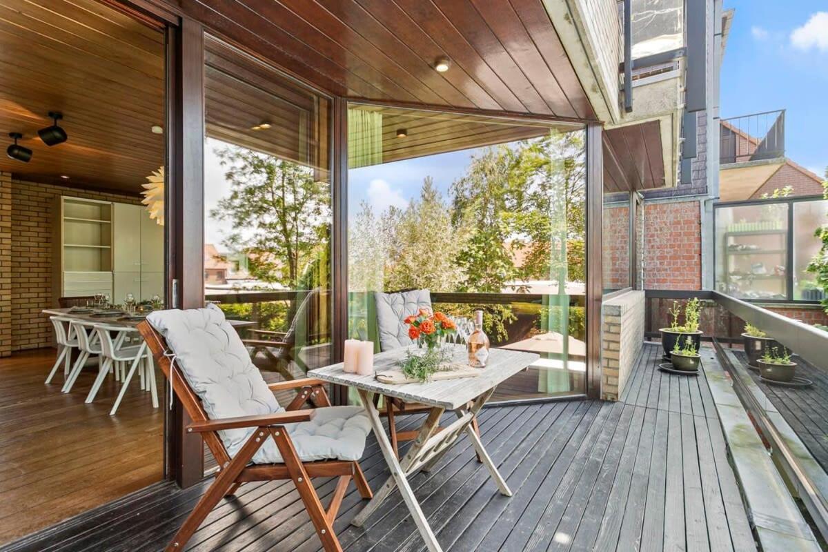 Eighties Modernist Design House With Garden Near The Beach Ostende Exterior foto