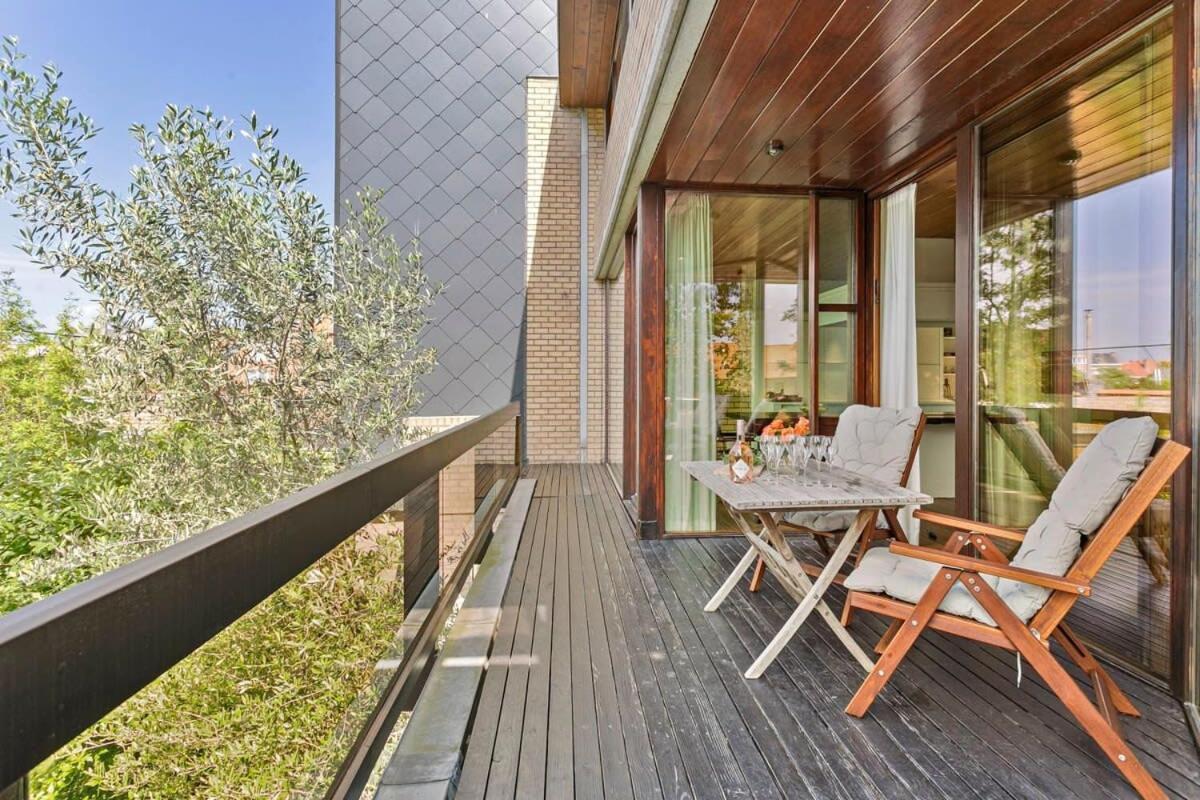 Eighties Modernist Design House With Garden Near The Beach Ostende Exterior foto