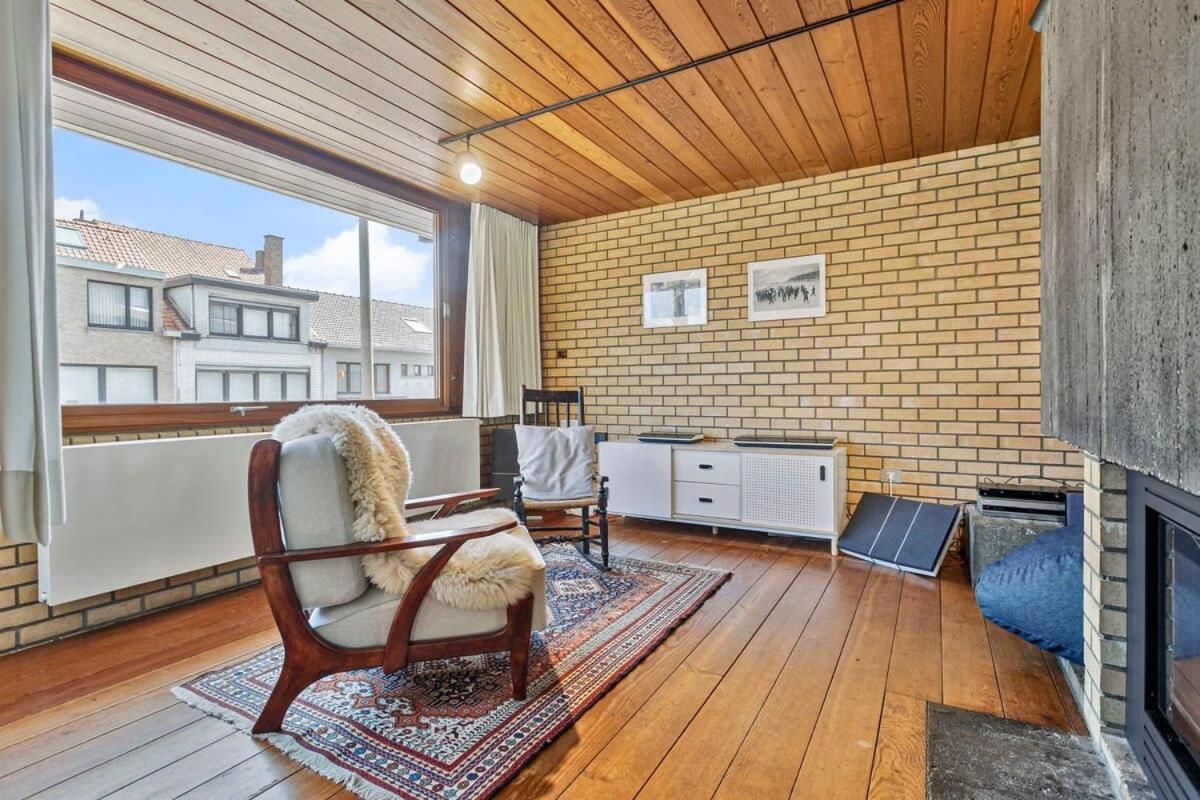 Eighties Modernist Design House With Garden Near The Beach Ostende Exterior foto